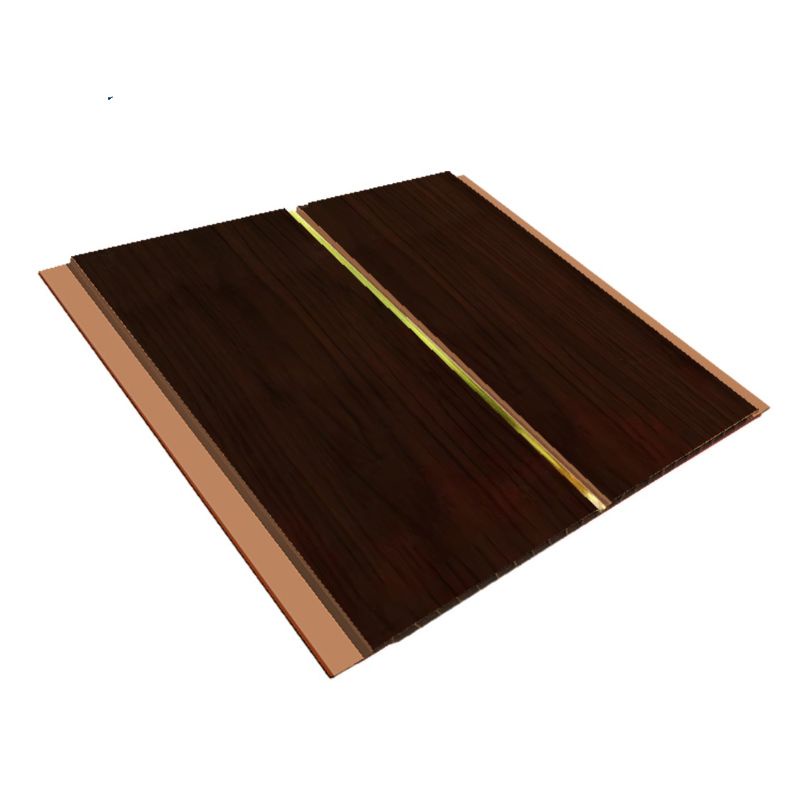 Plafon PVC motif kayu gelap kb2061