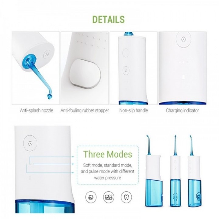 T73 W3 - Portable Oral Water Flosser - Penyemprot Sela Gigi