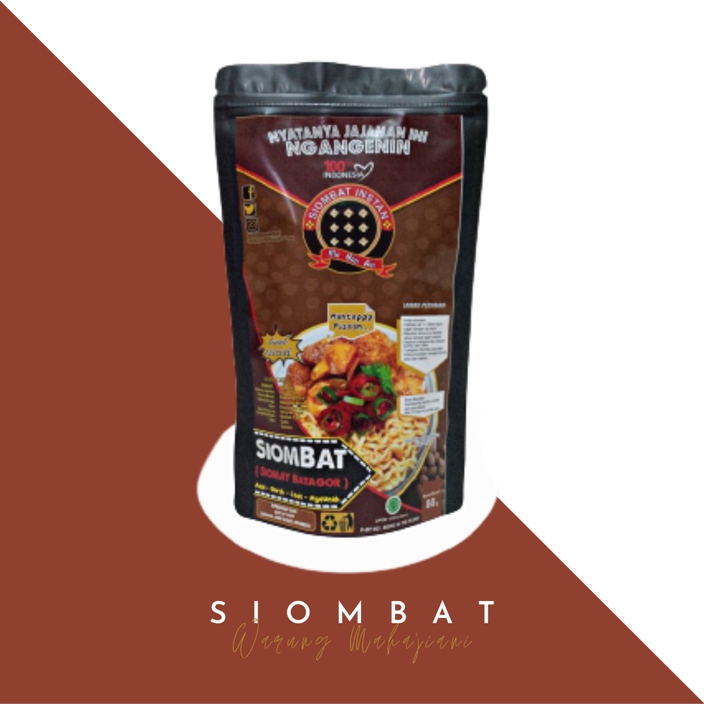 

SIOMBAT Siomay Batagor Mahajiani Jajanan Unik Khas Bandung