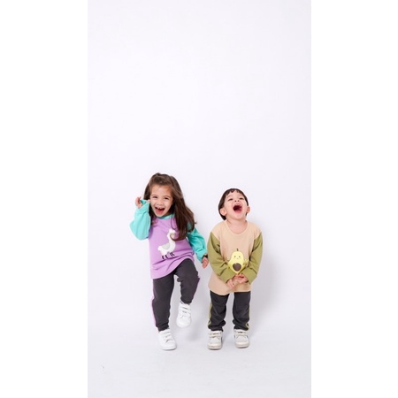 RACHIDKIDS / BAJU ANAK LUCU / DAILY SET ANAK / SWEATSHIRT ANAK LUCU / YOKINA SERIES