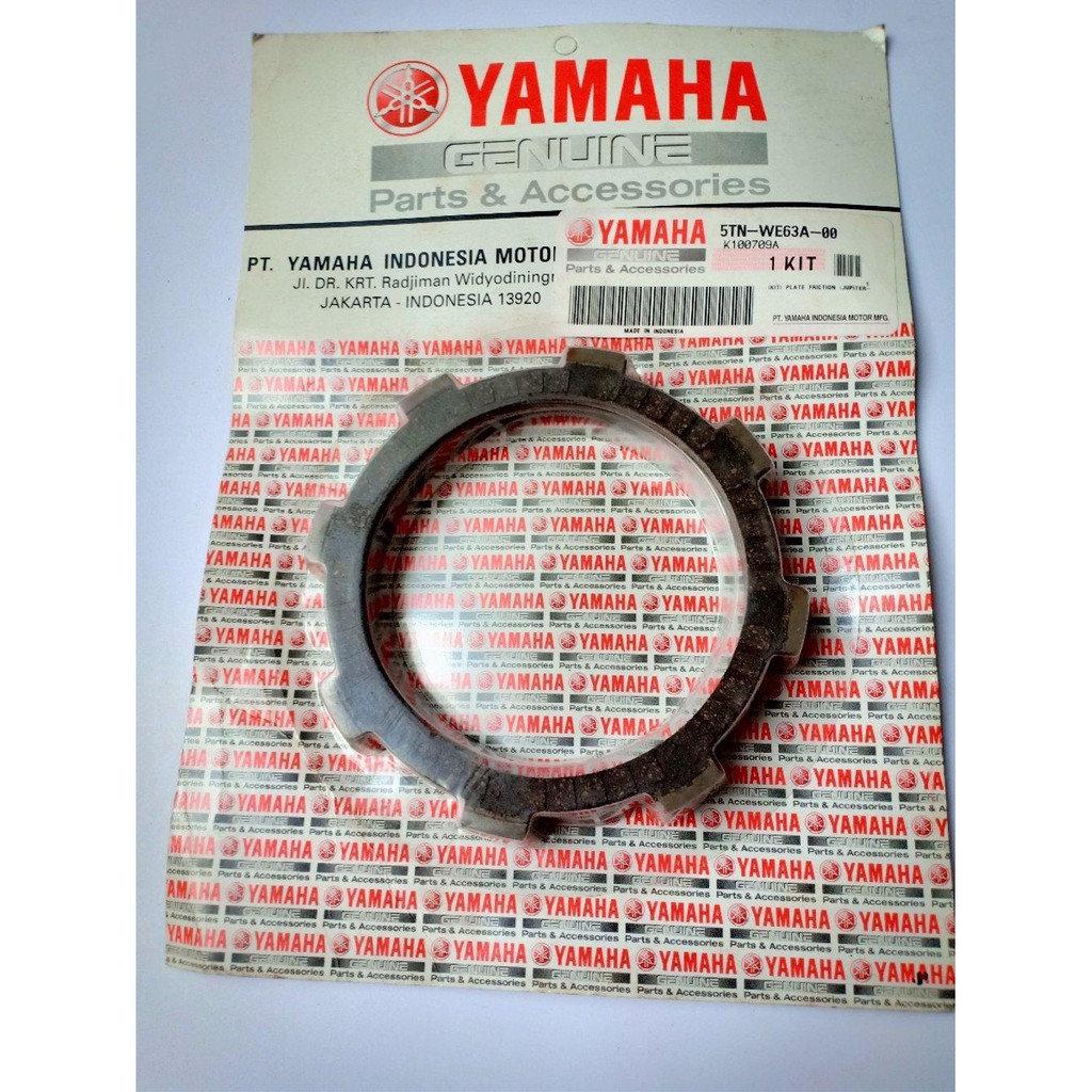 kampas kopling plat kopling jupiter z crypton vega r jupiter burhan vega new original asli yamaha
