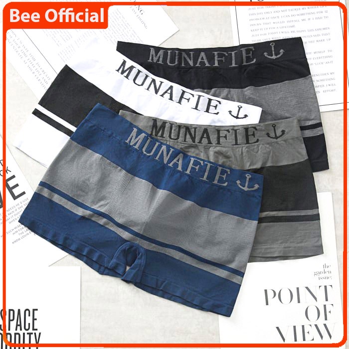 BEE - Boxer Pria Munafie Celana Dalam Boxer Pria Import CD 1254