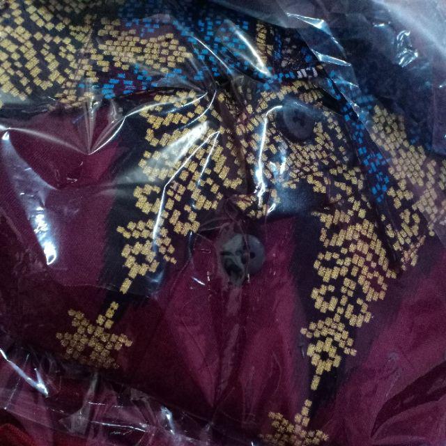 Wou Batik Jasmine Family Maura Couple - Sania Ruffle Batik Couple Ori Ndoro Jowi Dnt Garansi - Kg006