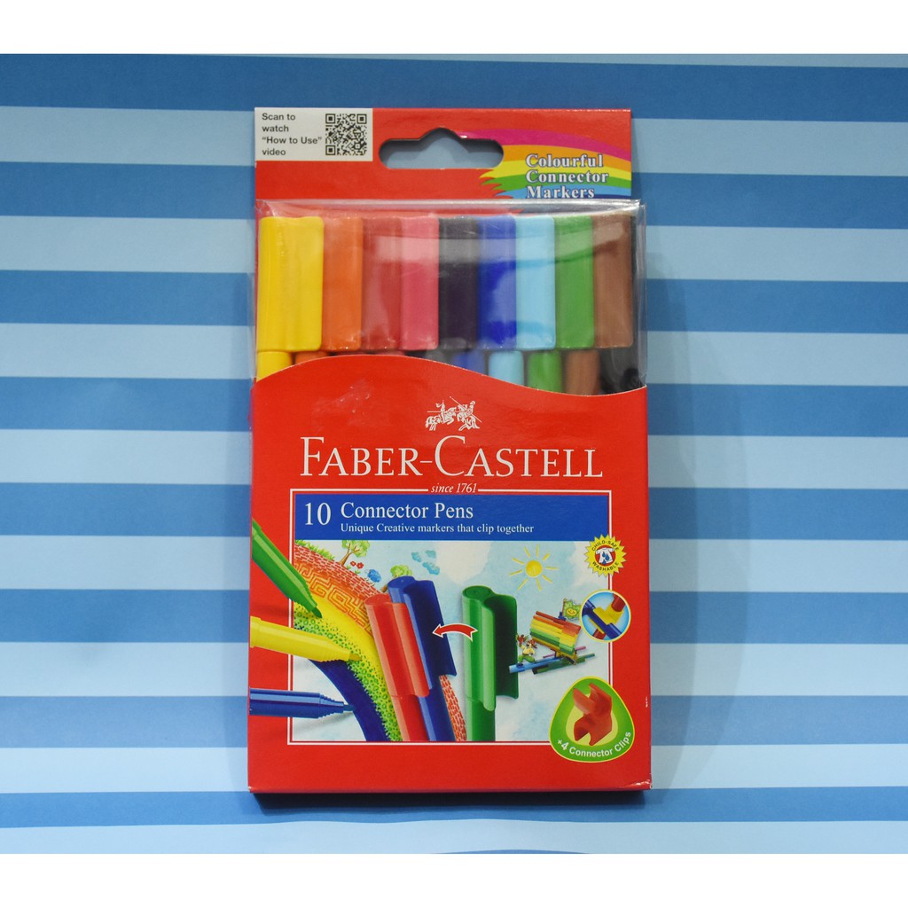 

Connector Pen Faber Castell 10 Warna