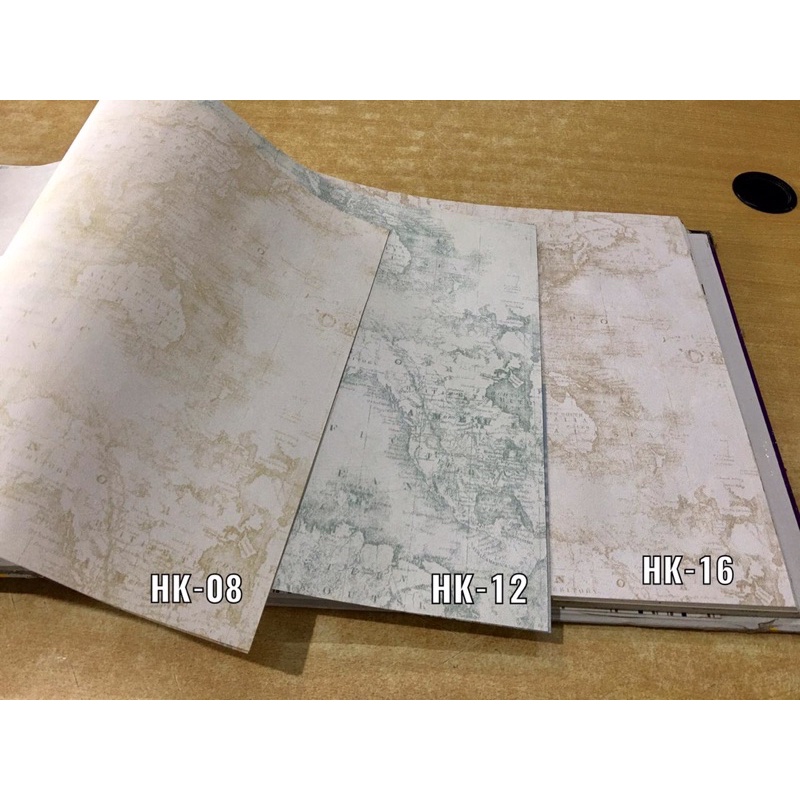 Wallpaper Dinding Motif Peta Dunia Hk