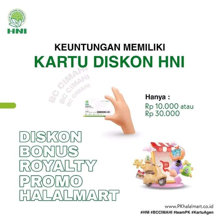 Daftar Member HNI HPAI/KARTU DISKON HNI HPAI