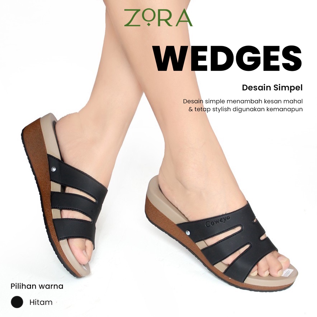 Sandal Wanita Zora Wedges Wanita DANIA Terbaru 2022