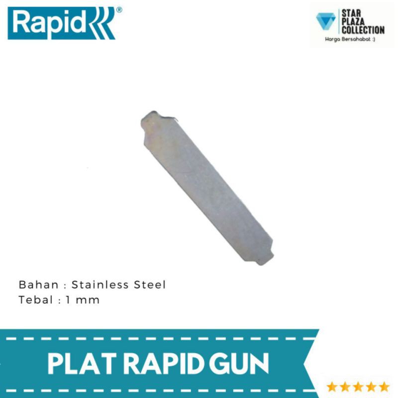 

Promo Plat Rapid Gun (Stainless Steel) - Sparepart Staples Rapid Gun R23