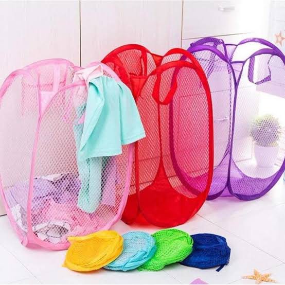 Keranjang / Tempat Baju Kotor / Model Lipat , Praktis , Portable / Laundry Bag / Hamper