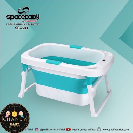 BAK MANDI BAYI FOLDING BATH SPA WITH THERMO SPACEBABY SB 588