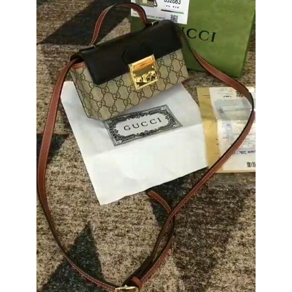 Gucci padlock mini top handle Bag 652683 (Pls baca deskripsi lengkap)