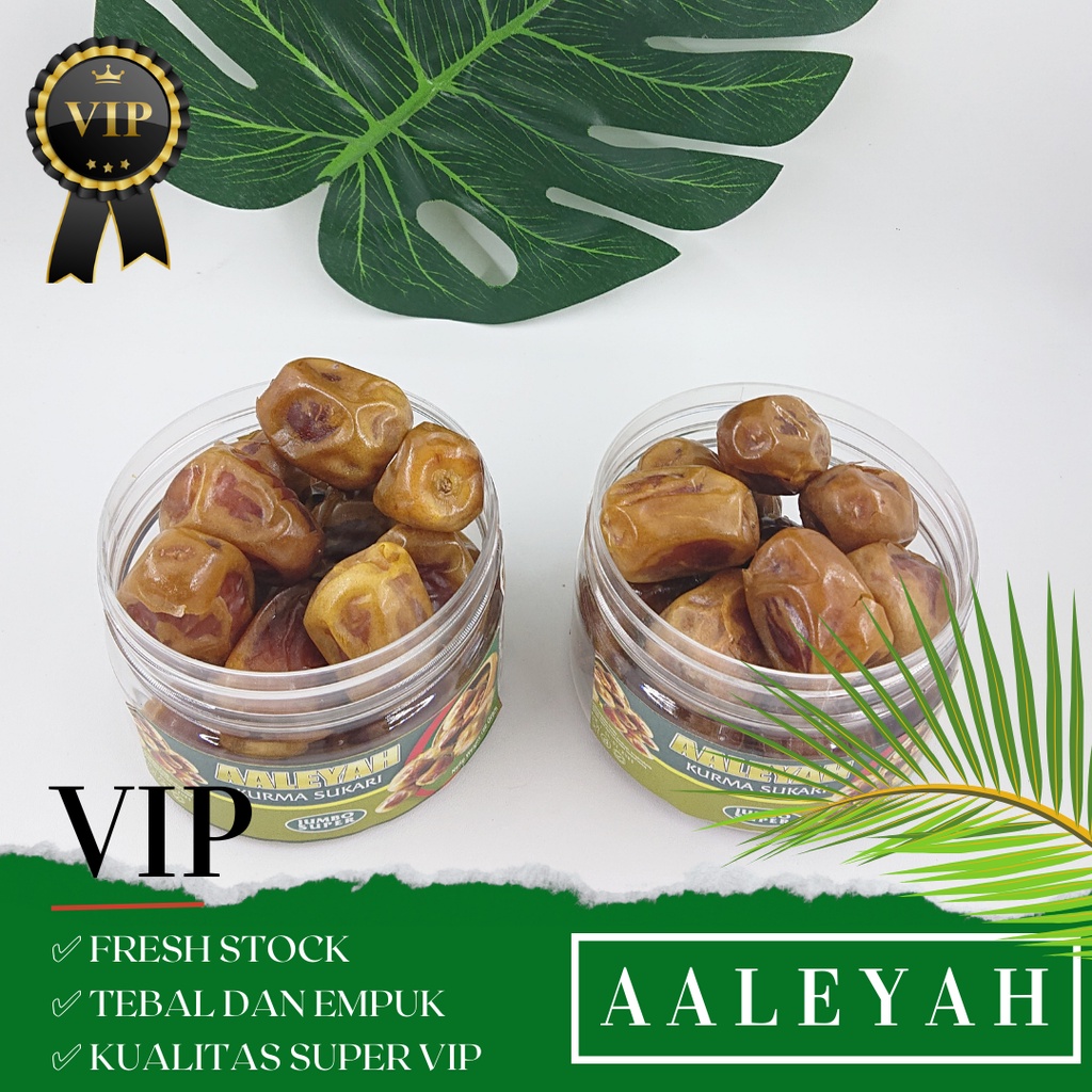 Kurma Sukari VIP Aaleyah 150 Gram SUPER PREMIUM Quality