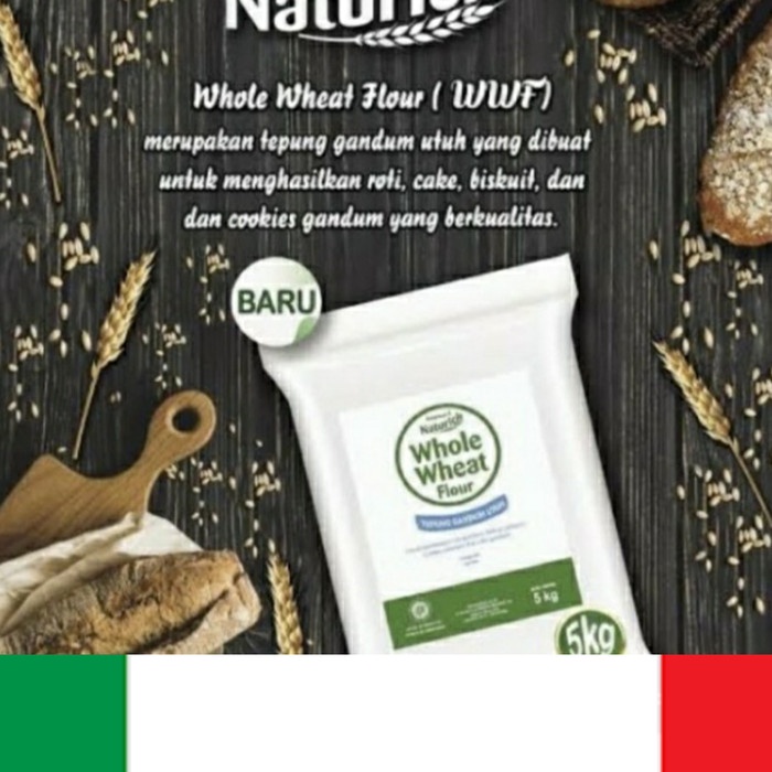 

BISA COD tepung gandum utuh (whole wheat flour) 5 kg