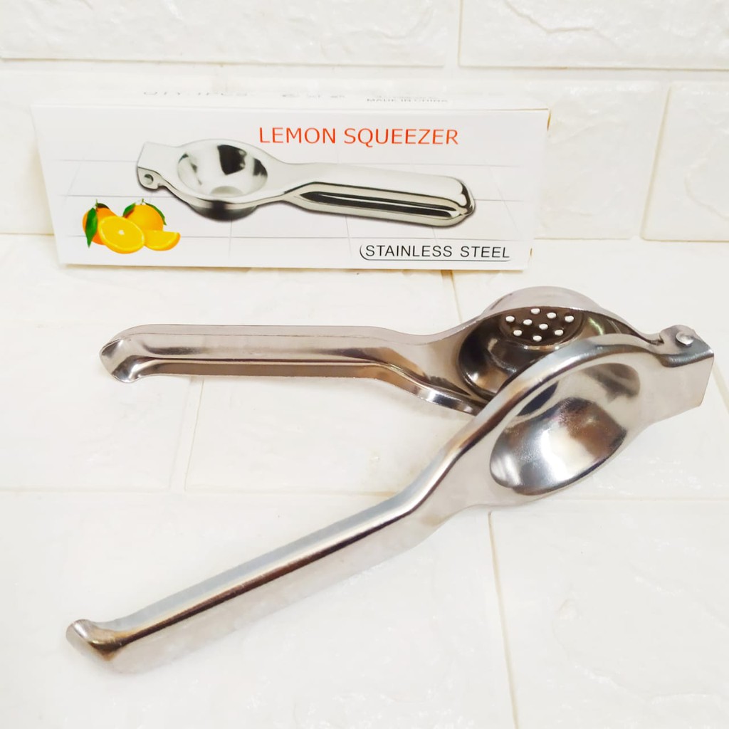 Alat Peras Jeruk Lemon Squeezer Stainless Steel Perasan Jeruk Lemon