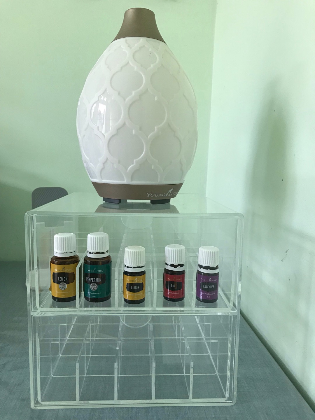 Acrylic Display Essential Oil,tempat Kutek Akrilik