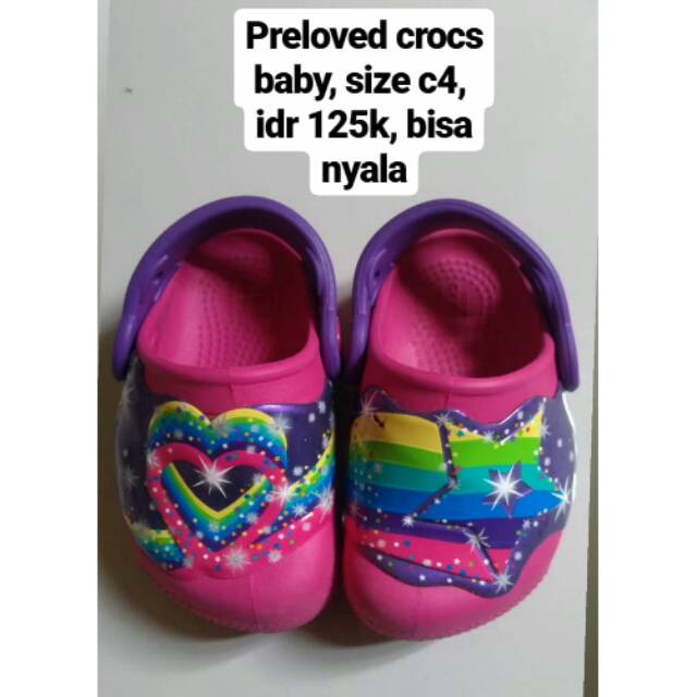 crocs baby size