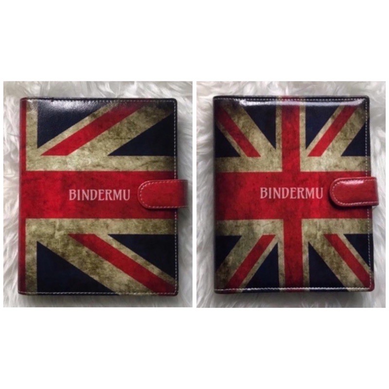 

Bindermu READY Binder England Vintage Printing Kulit Multiring A5 / B5