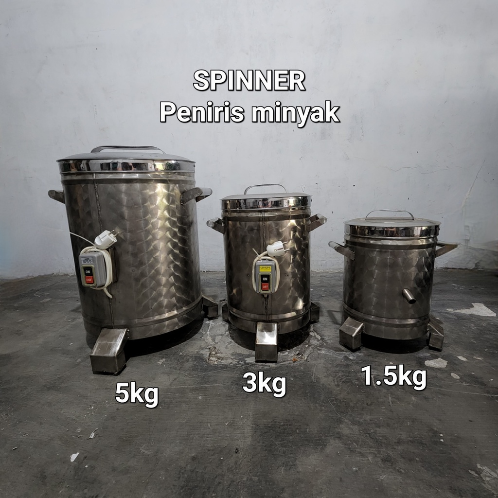 Peniris Minyak 1,5KG Spiner Spinner Mesin Penyaring Minyak Listrik