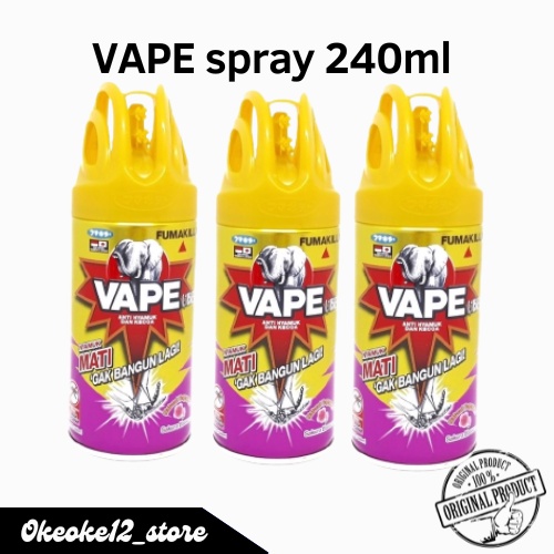 one push vape spray anti nyamuk blossom 240ML