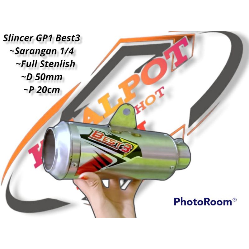 slincer silincer knalpot best3 gp1 best 3 diameter 50.