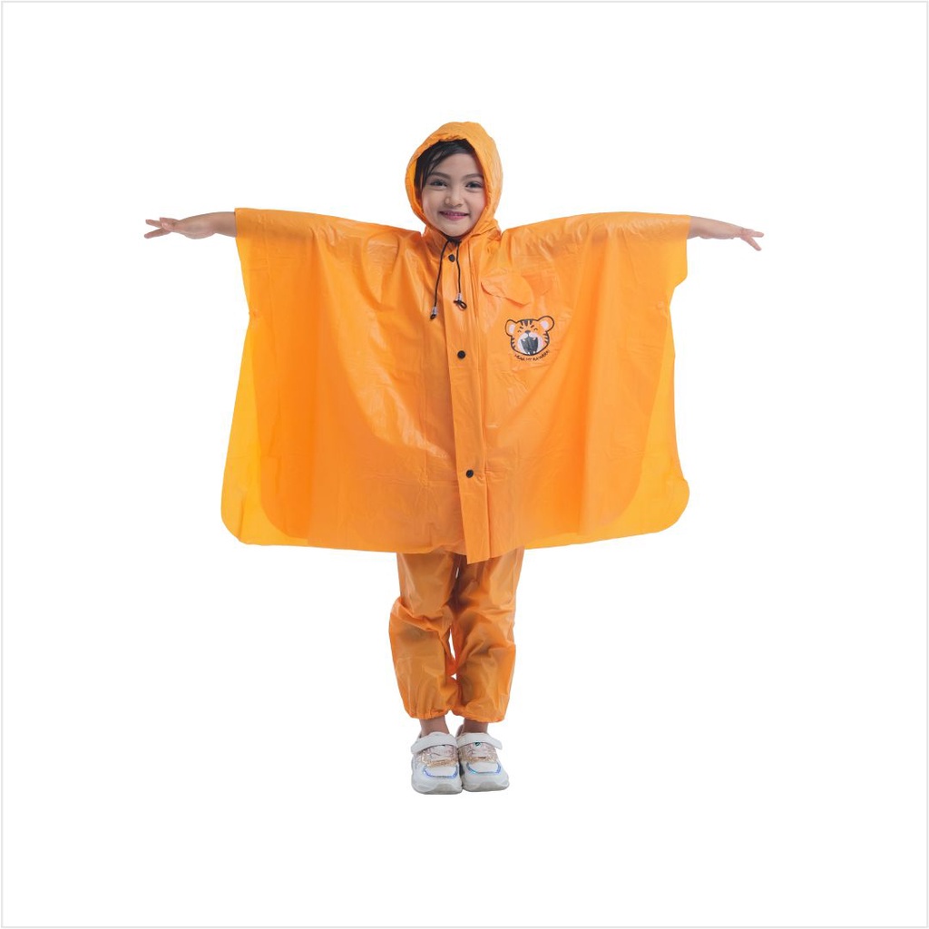 PLEVIA Jas Hujan Poncho Celana Bestkids 120