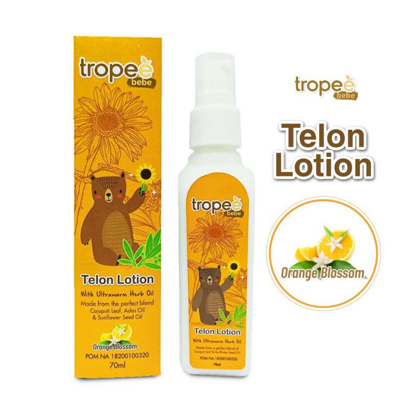 Tropee Bebe Telon Lotion 70ml Baby Blossom - Orange Blossom