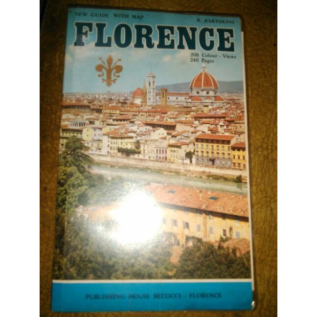 New Guide with Map FLORENCE By R Bartolini