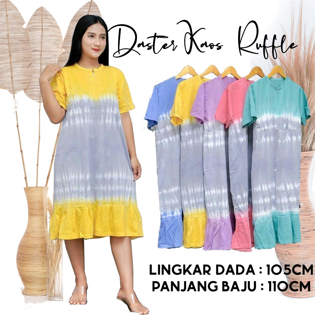 Daster Kaos Busui Daster Batik Pekalongan Daster Ruffle Kekinian Shopee Indonesia