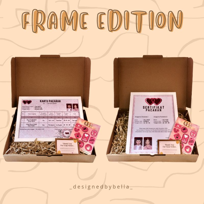 

[FRAME EDITION] Kartu Pacaran | Sertifikat Pacaran
