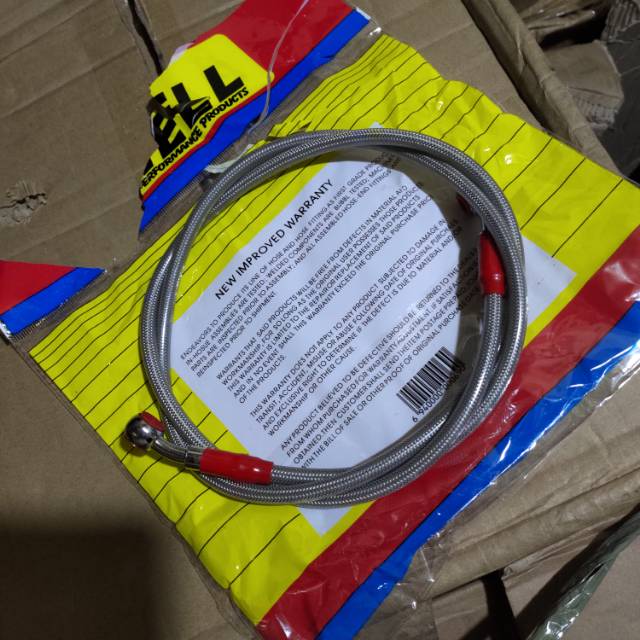 selang rem depan serat130cm universal klx crf vixion byson pcx nmax cross trail dll / selang rem