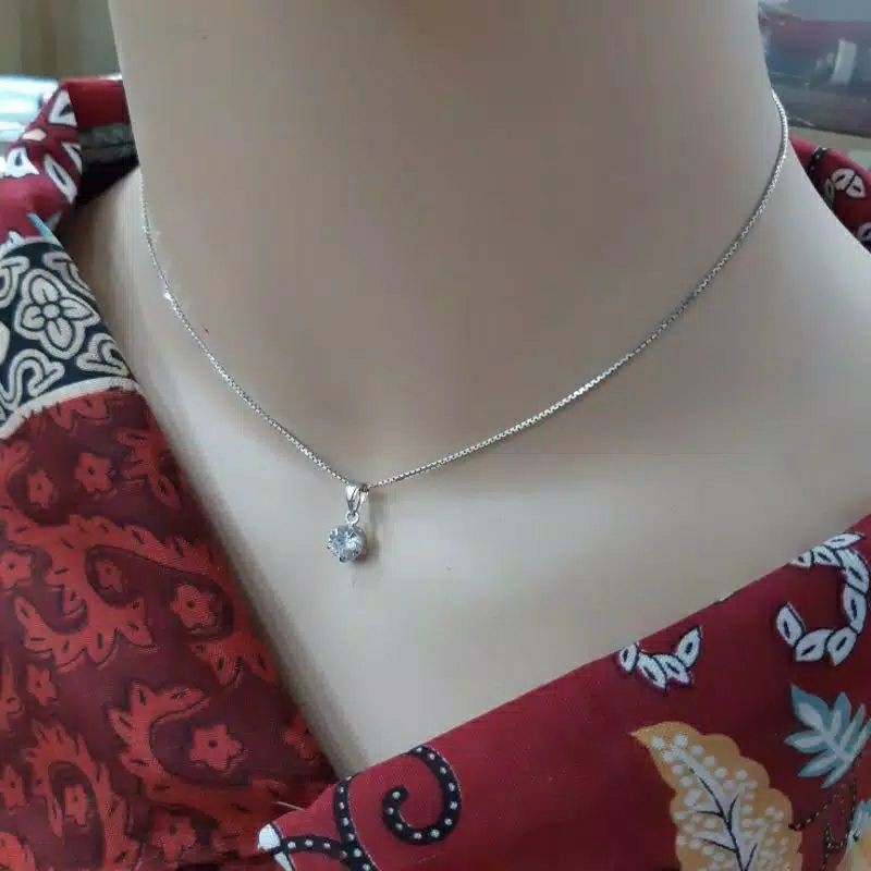 KALUNG EMAS PUTIH +LIONTIN +SURAT
