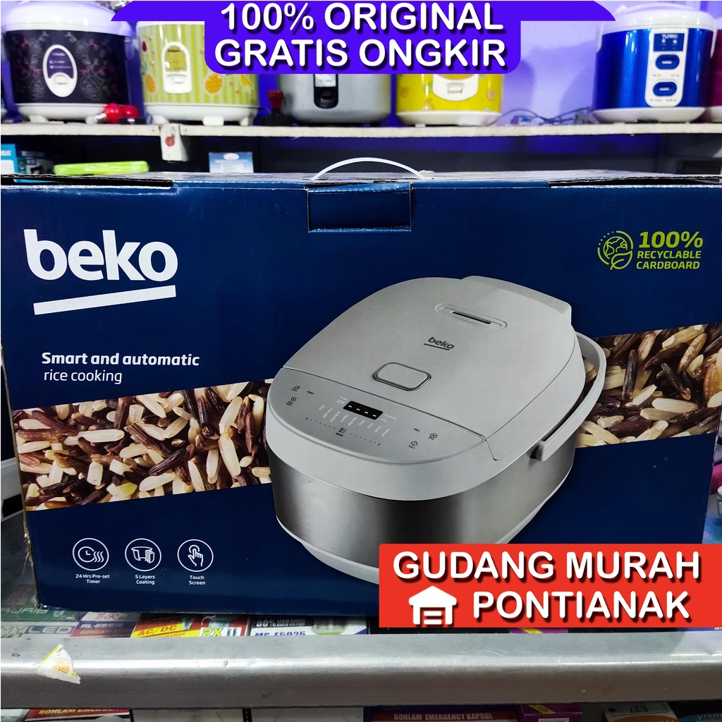 Rice Cooker BEKO Digital 9 in 1 Magic Com 1.8 Liter RCM-50823-W RCM50823W