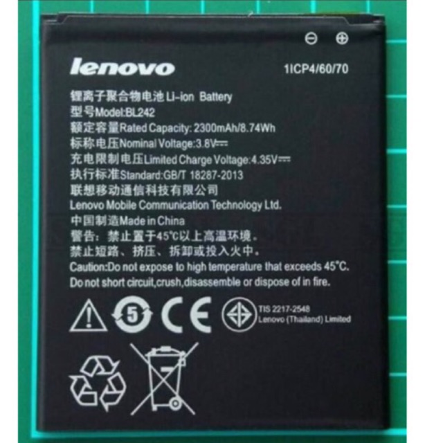 Baterai HP Lenovo ORI OEM BL 242 A6000 Batre Ori BL242 A6010 A6600+ plus a2020a40 Batrai Battery