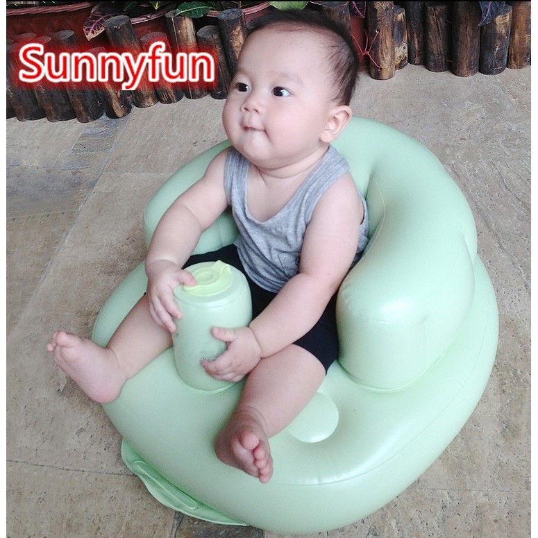 BT bayi belajar kursi sofa tiup tempat duduk bayi balon ...