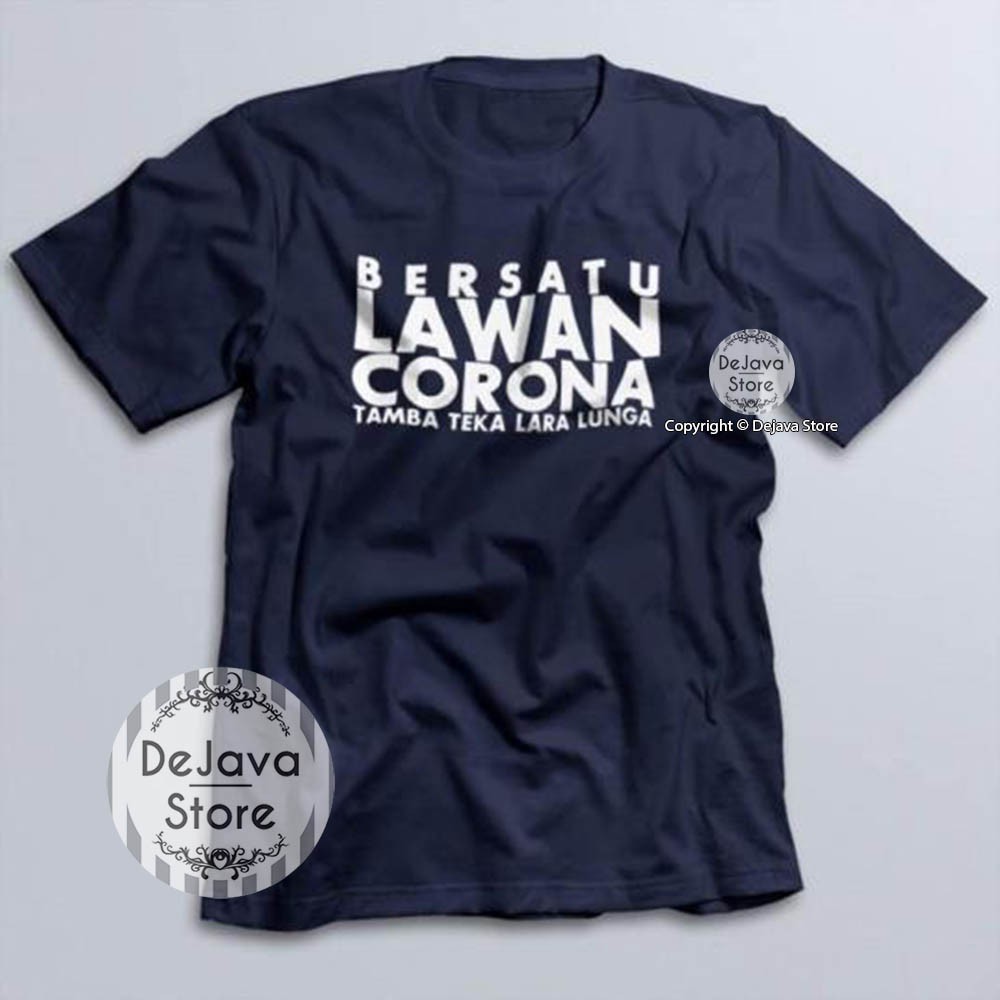 Baju Lebaran Tamba Teka Lara Lunga - Kaos Distro Hari Raya Bersatu Lawan Corona Covid19 | 4355-1