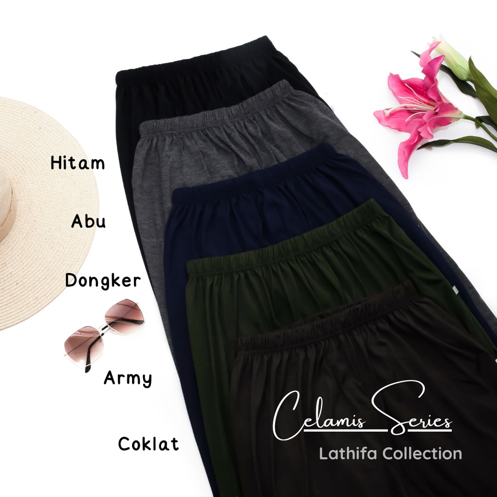 Celana SUPER JUMBO Celana Harian Inner Pants Celamis Celana Dalaman Gamis Bawahan Muslim