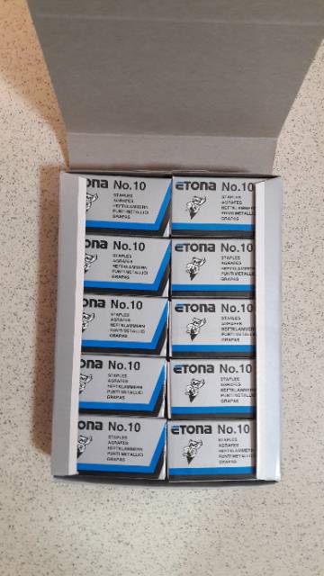 Isi staples no. 10 ETONA / isi stapler hakter kecil no 10