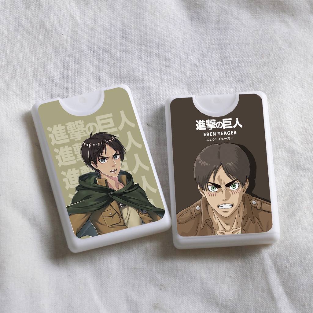 Hand Sanitizer Anime AOT HandSanitizer Spray Pocket Aroma Orange 18ml ( Series Attack On Titan )