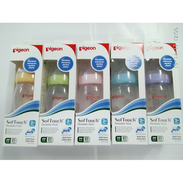 Pigeon Botol Susu wide Neck 240ml Soft Touch
