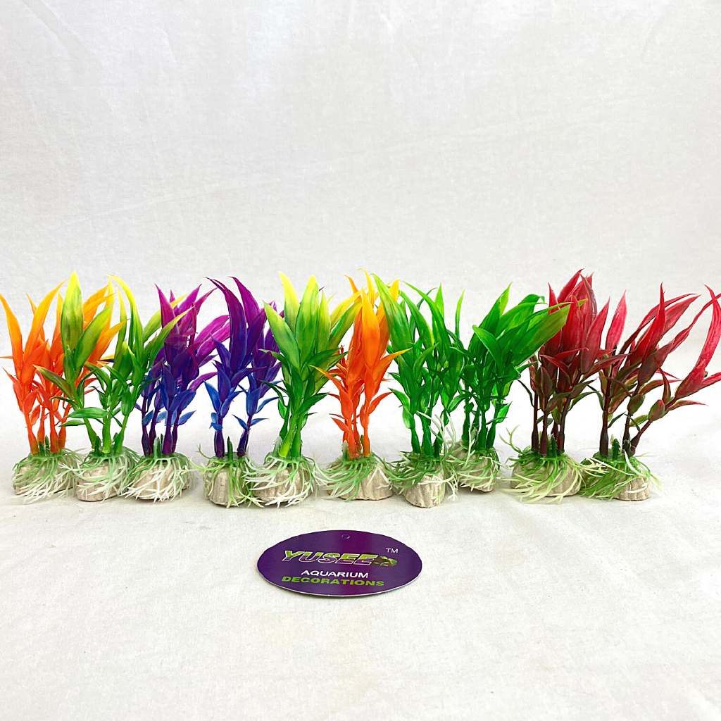 

YUSEE YS121 Dekorasi Akuarium Rumput 10cm 1pcs