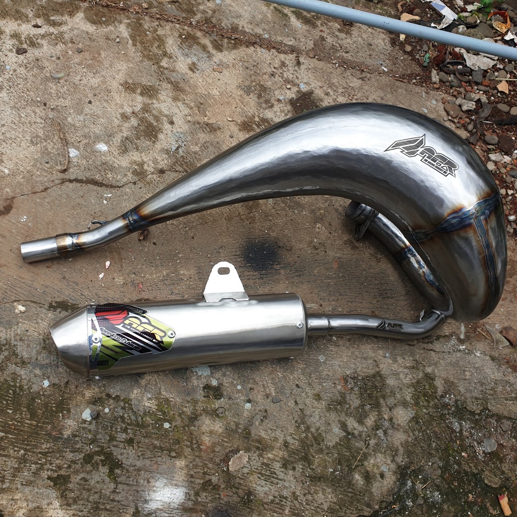 Knalpot Fizr Udang Plat Trail GTX Silincer Stainless ,