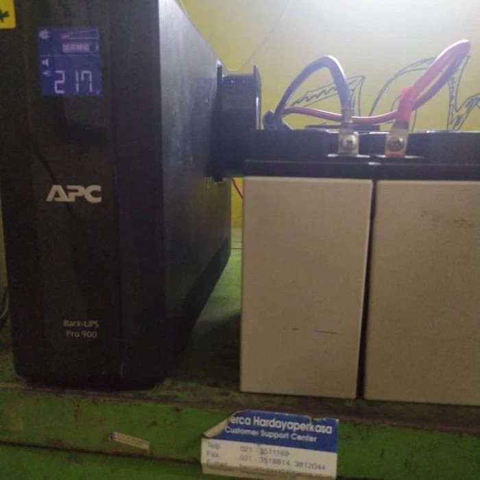 Ups APC  BR900GI 900VA 540W Modifikasi 24V dan Battery Seken 18AH