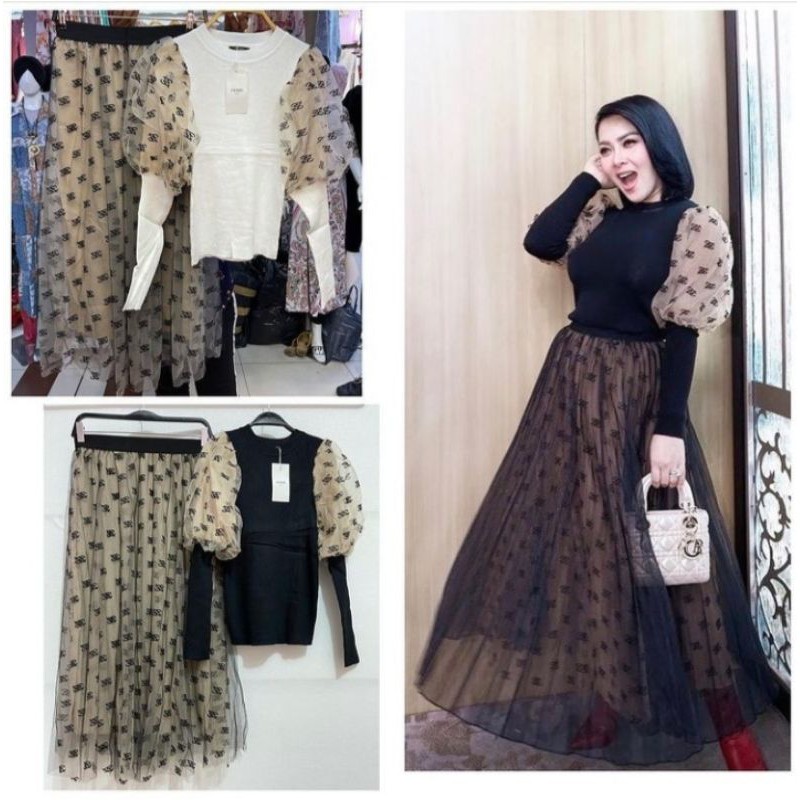 Rajut import fendi ONE SET