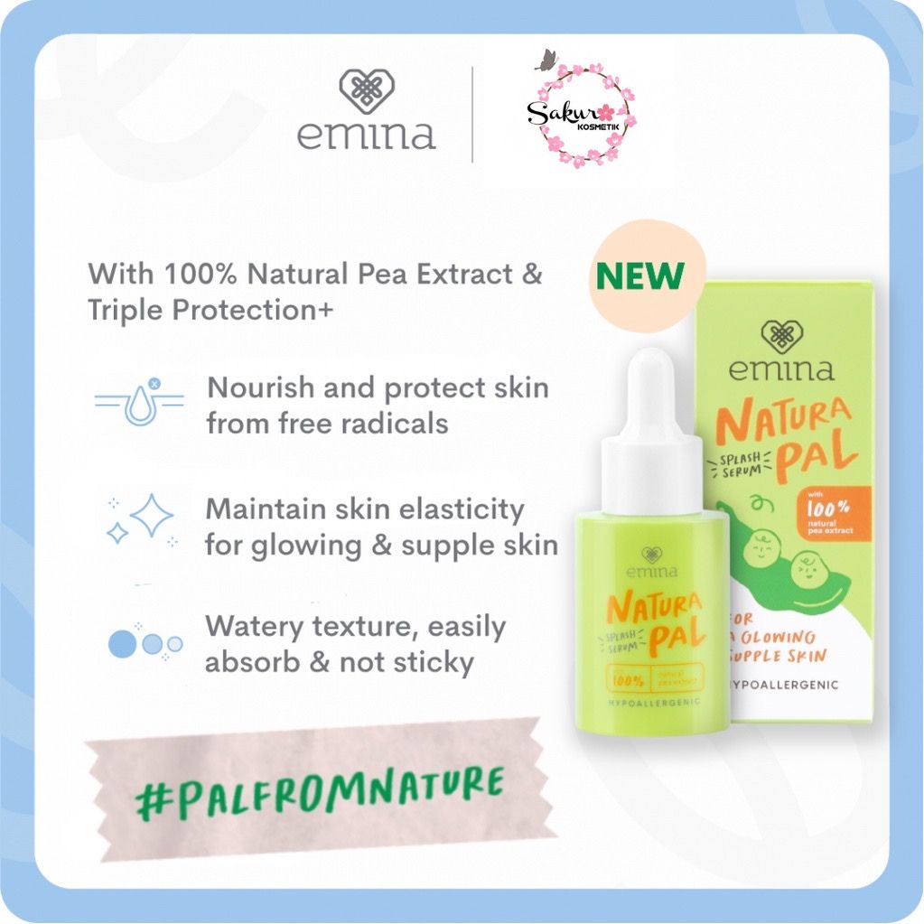 EMINA NATURA PAL SPLASH SERUM - 40ML