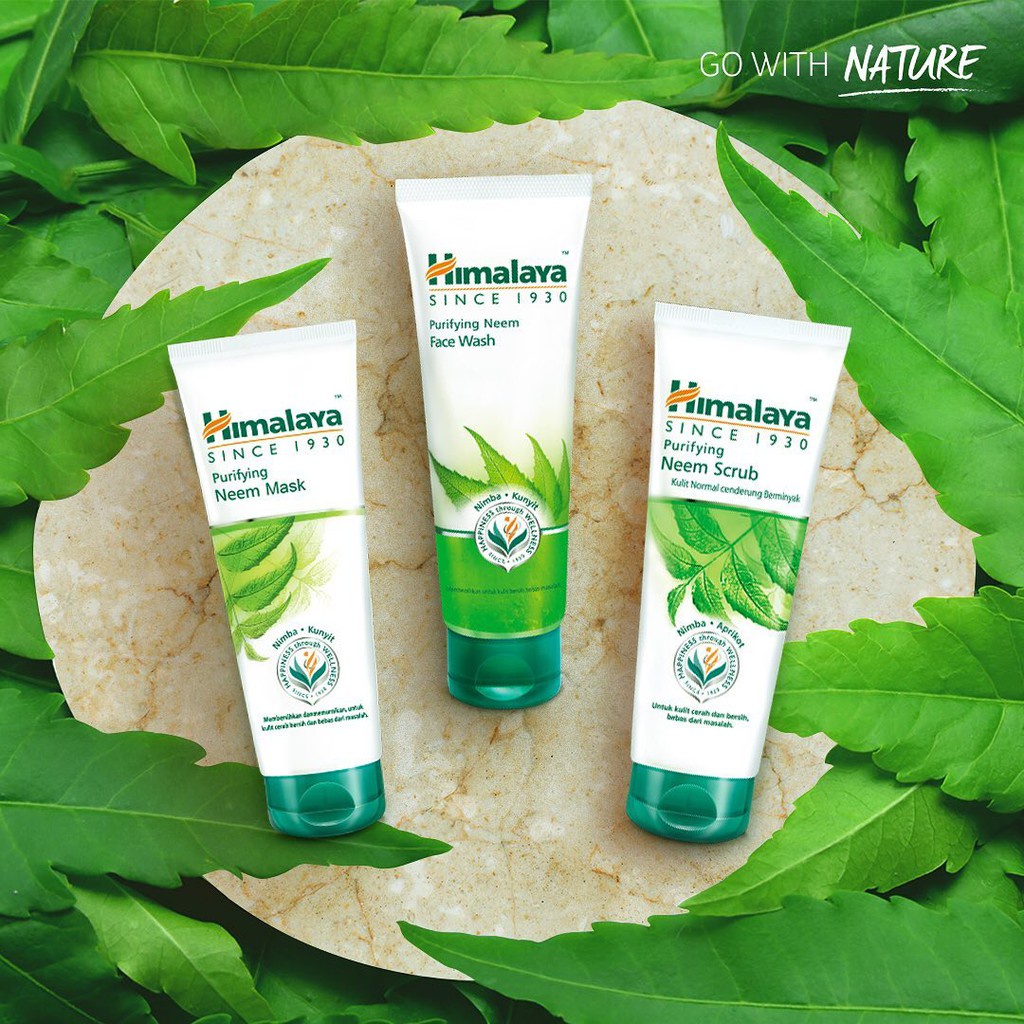 `ღ´ PHINKL `ღ´ himalaya neem face scrub Buy 1 GET 1 scrubbing peeling wajah angkat daki sel kulit mati bekas jerawat noda hitam