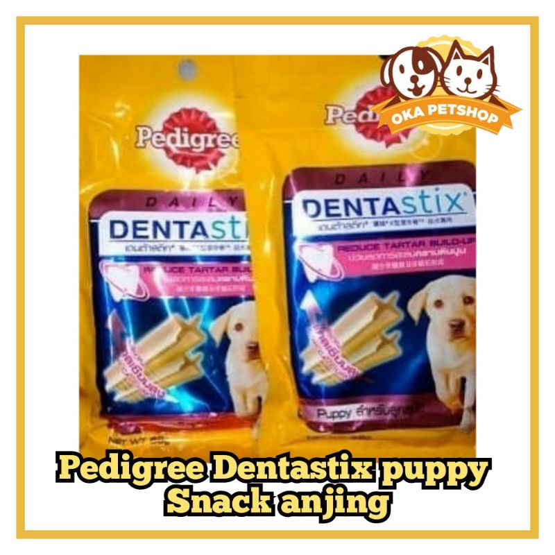 pedigree dentastix puppy / snack anjing puppy /snack pedigree dentastix