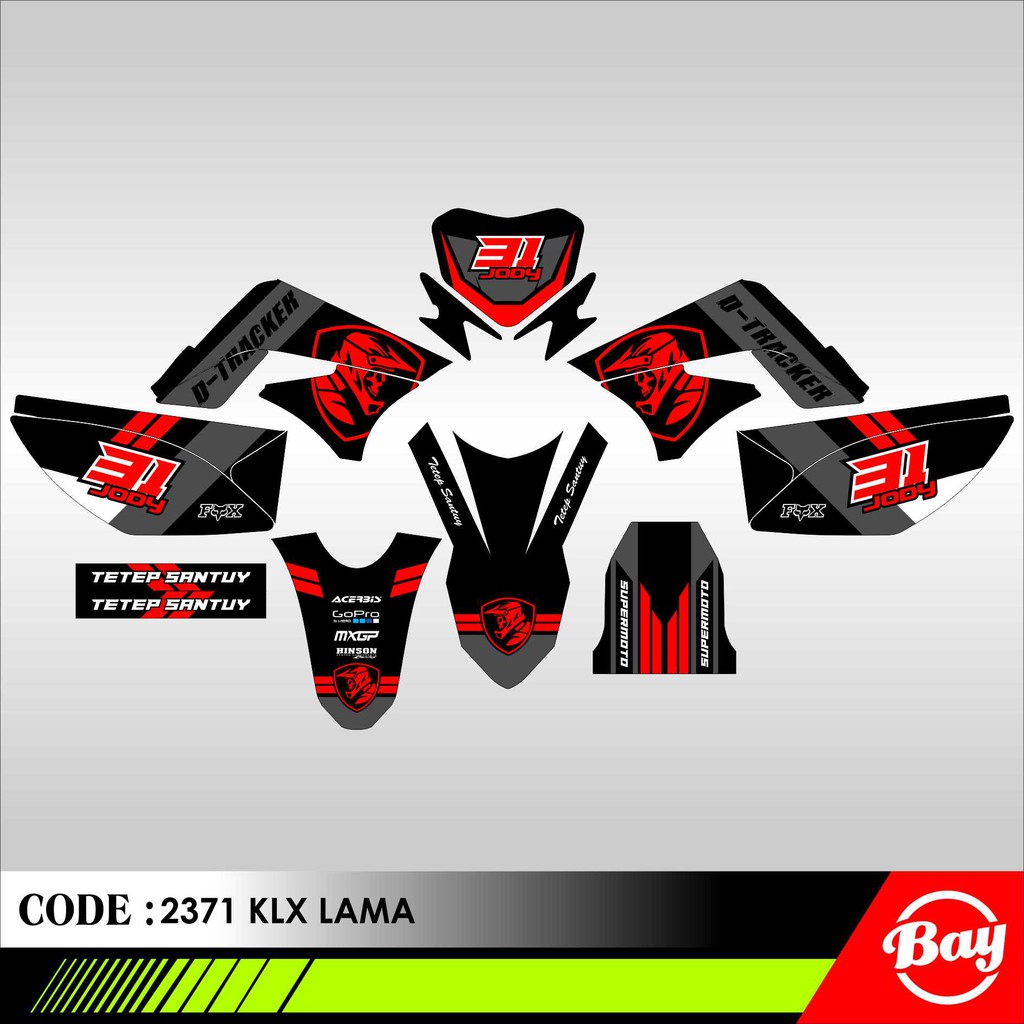 Decal Stiker Motor KLX 150 LAMA / KLX 150 S Full Body Sticker Custom Variasi