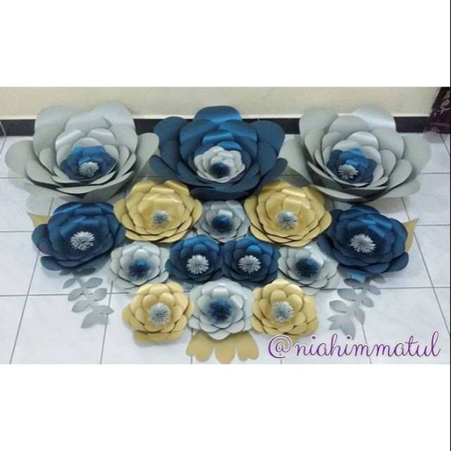 

Paperflowers ~ Hiasan bunga kertas (Request warna by chat)