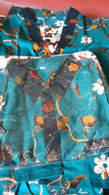 Couple Batik 186 Sarimbit Wanita Setelan Rok + Blouse Seragam Keluarga Katun (harga Terpisah)