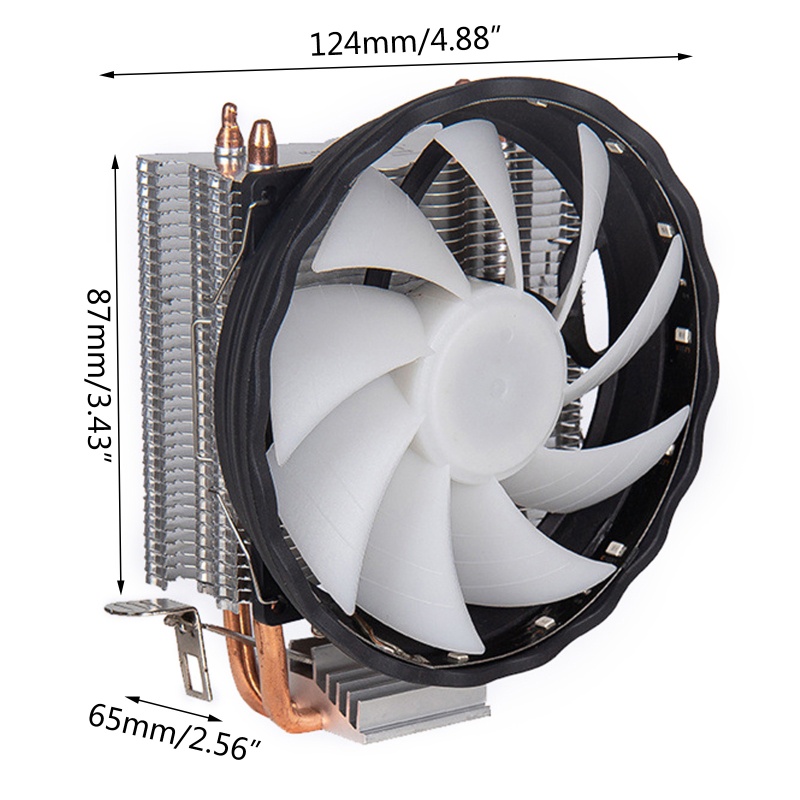 Bt Pendingin CPU Heatpipe Tembaga Untuk Aurora Light Cooling Fan 90mm LGA 2011radiator Heatsink